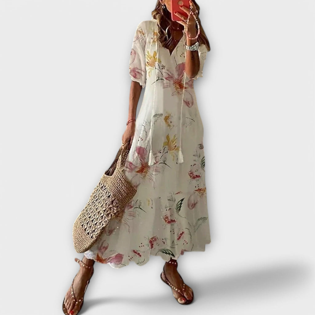 Women's Elegant Bohemian Summer Dress | Maxi