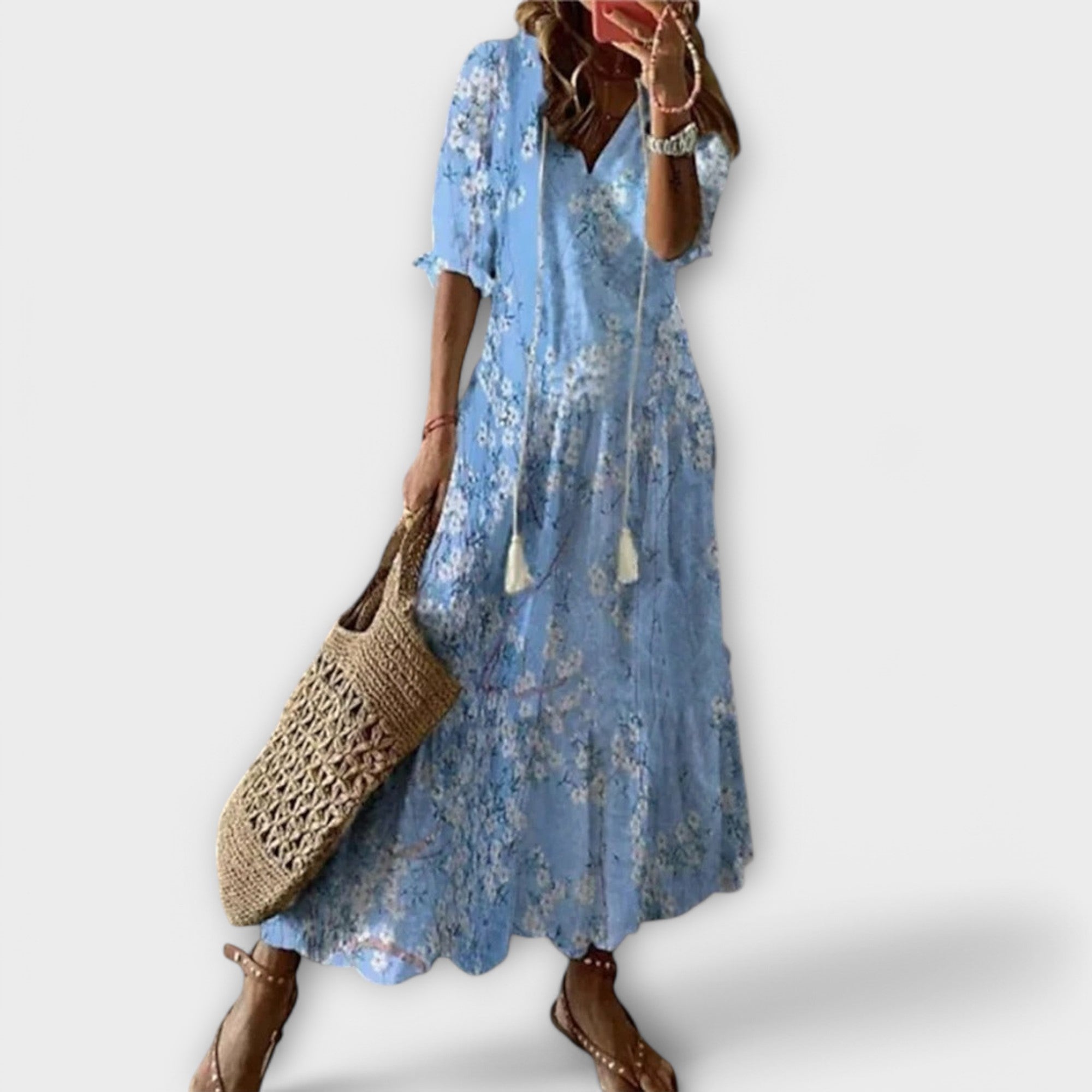 Women's Elegant Bohemian Summer Dress | Maxi