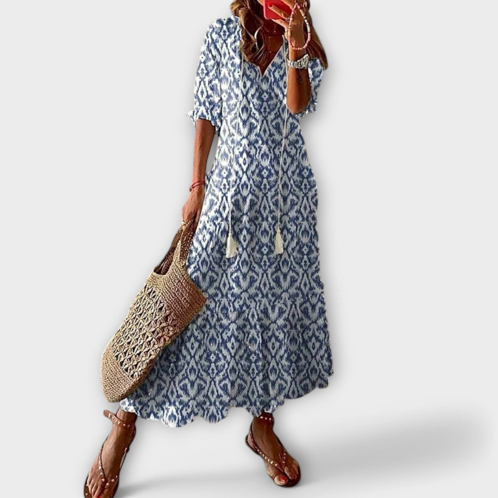 Women's Elegant Bohemian Summer Dress | Maxi