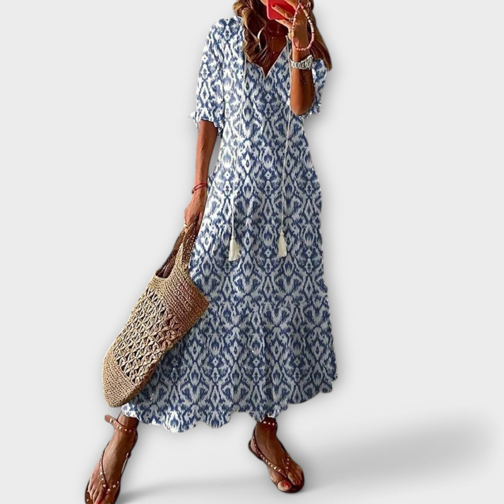 Women's Elegant Bohemian Summer Dress | Maxi