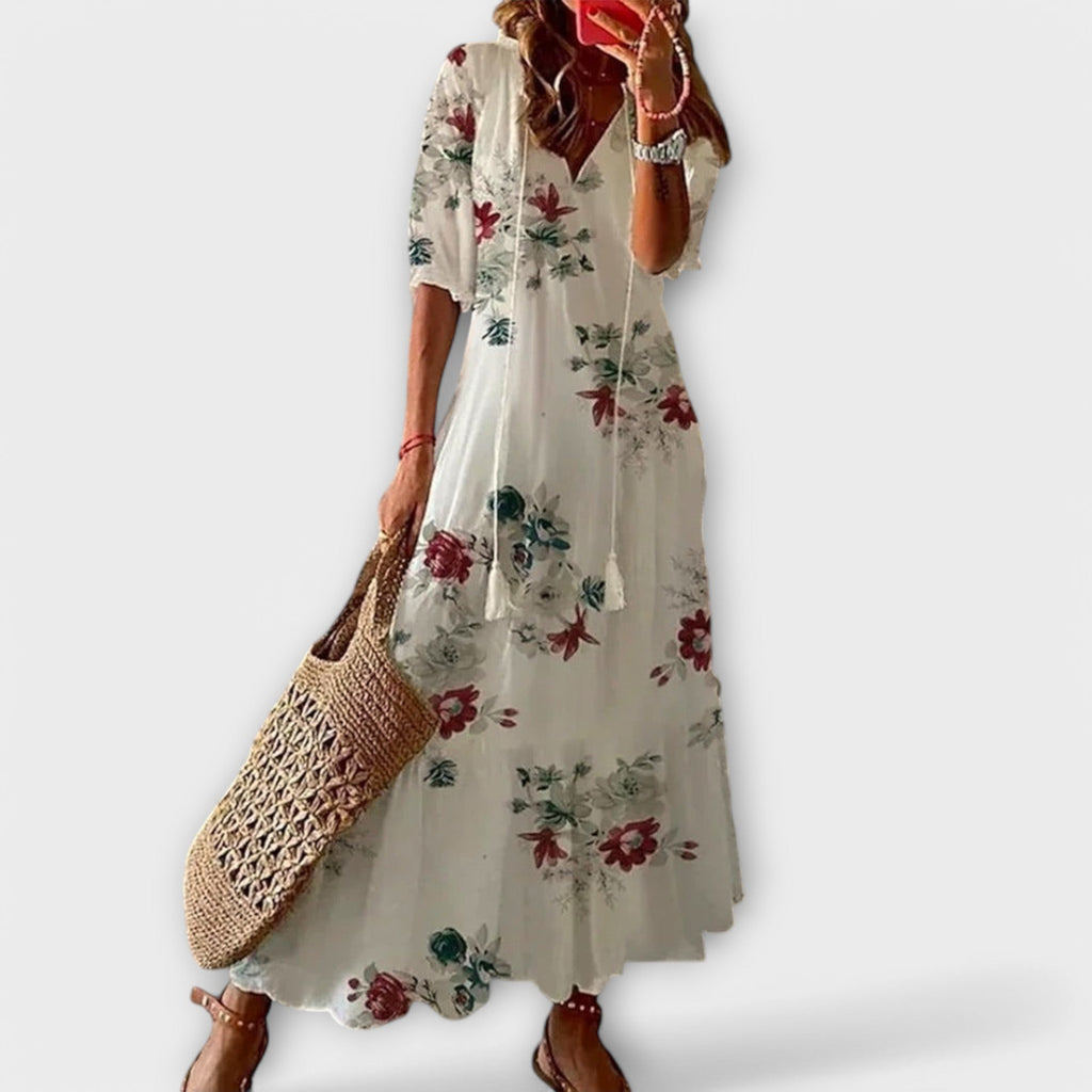 Women's Elegant Bohemian Summer Dress | Maxi