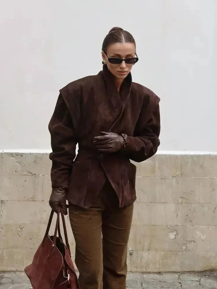 Women's Winter Long Sleeve Button Coat | Oversized