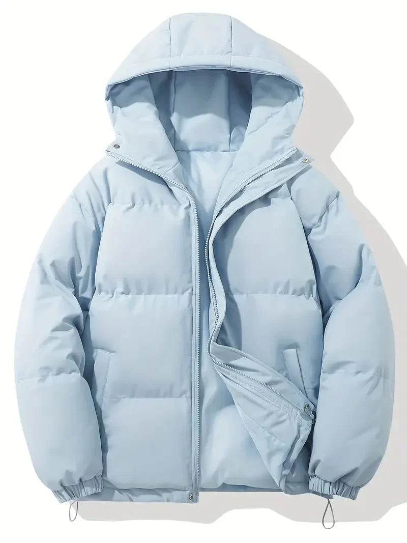 Women's Winter Long Sleeve Puffer Jacket | Hooded