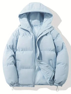 Women's Winter Long Sleeve Puffer Jacket | Hooded