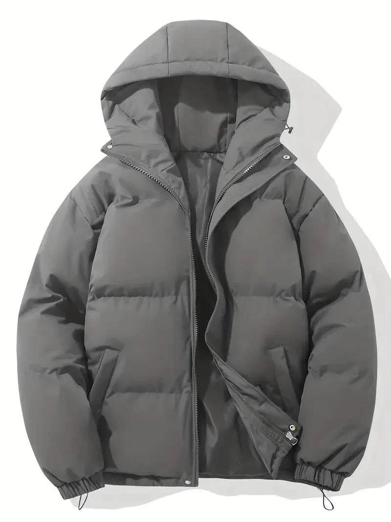 Women's Winter Long Sleeve Puffer Jacket | Hooded
