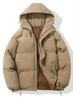 Women's Winter Long Sleeve Puffer Jacket | Hooded