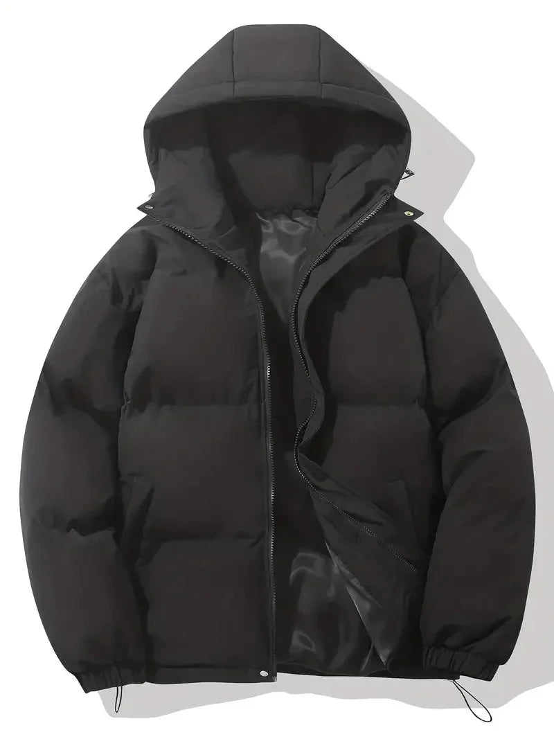 Women's Winter Long Sleeve Puffer Jacket | Hooded