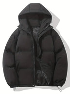 Women's Winter Long Sleeve Puffer Jacket | Hooded