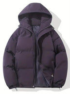 Women's Winter Long Sleeve Puffer Jacket | Hooded