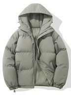 Women's Winter Long Sleeve Puffer Jacket | Hooded