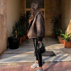 Women's Casual Button Up Oversized Jacket | Winter