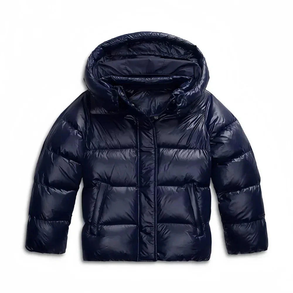 Women's Hooded Long Sleeve Puffer Jacket | Winter