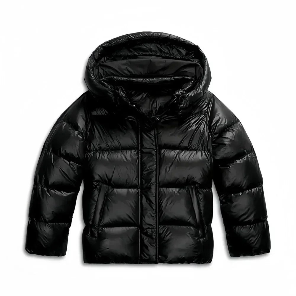 Women's Hooded Long Sleeve Puffer Jacket | Winter