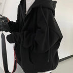 Women's Oversized Zip Up Jacket | Hooded