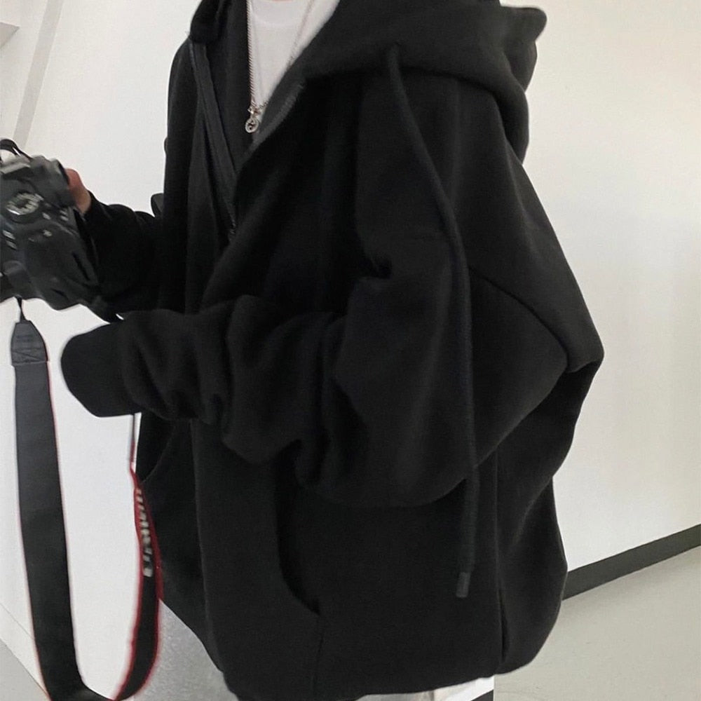 Women's Oversized Zip Up Jacket | Hooded
