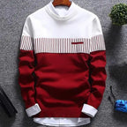 Men’s Printed Crew Neck Sweater | Long Sleeve