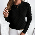 Women’s Warm Knit Sweater | Crew Neck