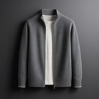 Men's Casual Zip Up Winter Jacket | Knit