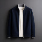 Men's Casual Zip Up Winter Jacket | Knit